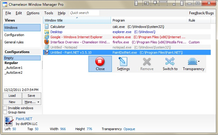 Desktop Customization Software, Desktop Space Software Screenshot
