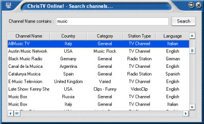 Online Video Software Screenshot