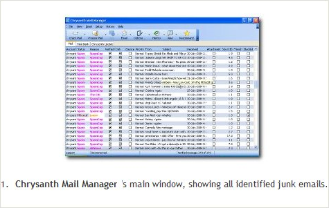 Chrysanth Mail Manager Screenshot