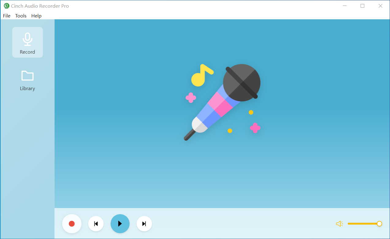 Cinch Streaming Audio Recorder Screenshot