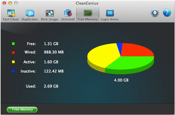 Hard Drive Software, CleanGenius Screenshot
