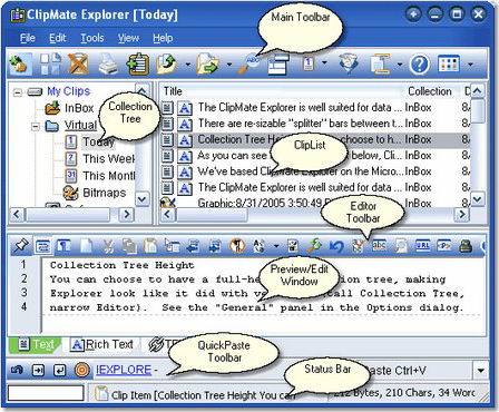 Clipboard Software Screenshot