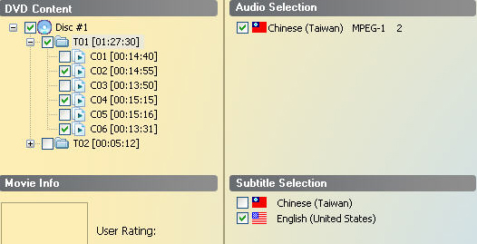 DVD Copy Software, CloneDVD Screenshot
