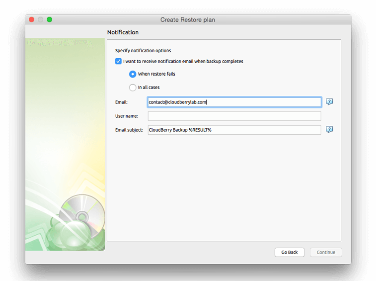 Cloudberry Backup for Mac Screenshot 12