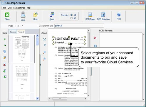 Printing Software, CloudZap Screenshot