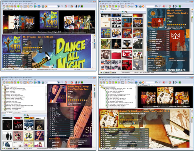 Collectorz.com Music Collector Pro, Cataloging Software Screenshot