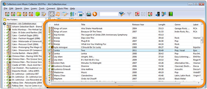 Hobby, Educational & Fun Software, Cataloging Software Screenshot