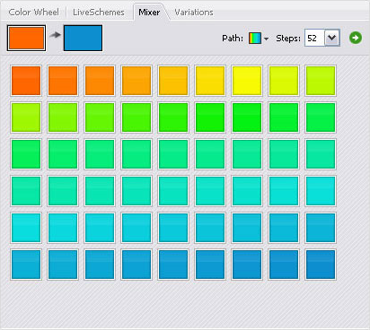 Color Selection Software, ColorSchemer Studio 2 Screenshot