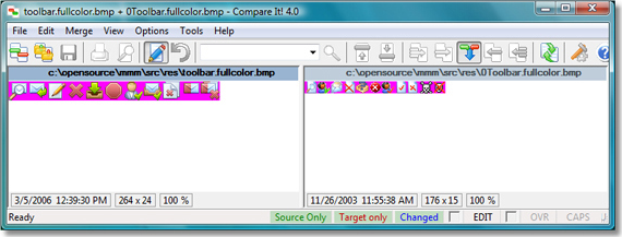 Compare It!, Files and Folders Software Screenshot