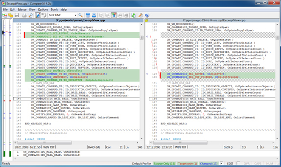 Software Utilities, Compare It! Screenshot
