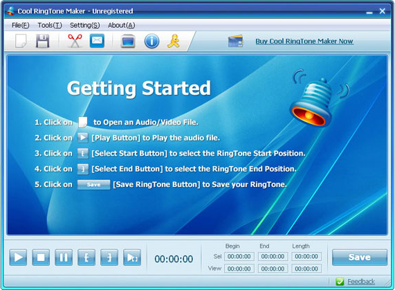 Ringtone Maker Software Screenshot
