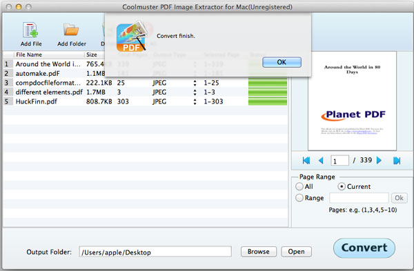 Coolmuster PDF Password Remover, PDF Utilities Software Screenshot