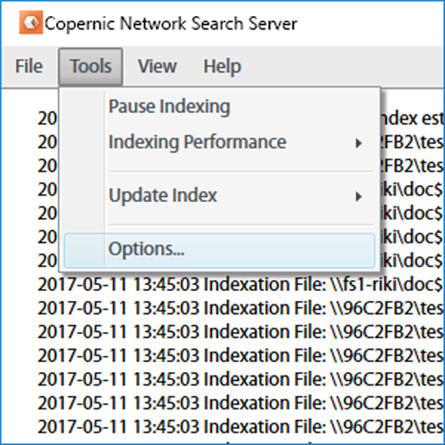 Copernic Search Server Screenshot