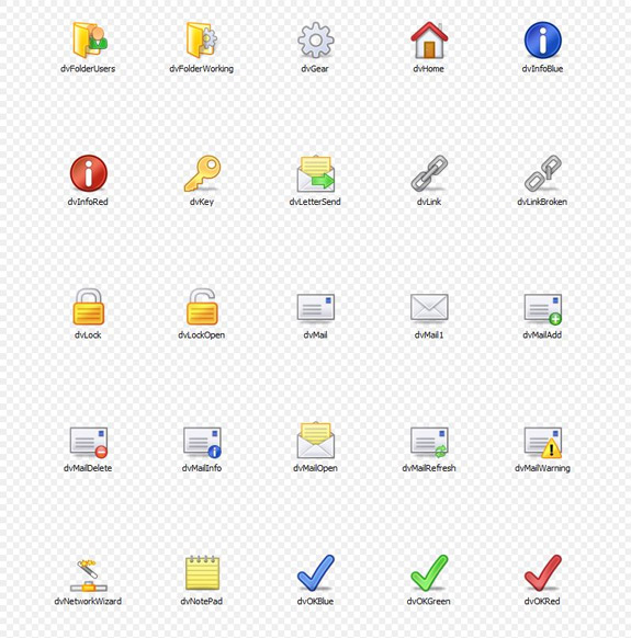 Icons Software, D-Icons Screenshot
