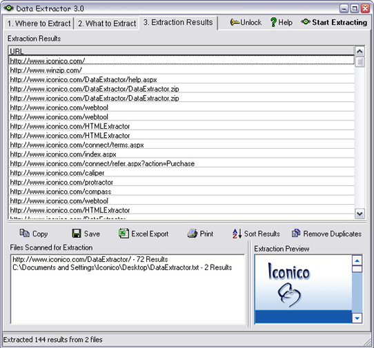 Website Scraping Software, Data Extractor Screenshot