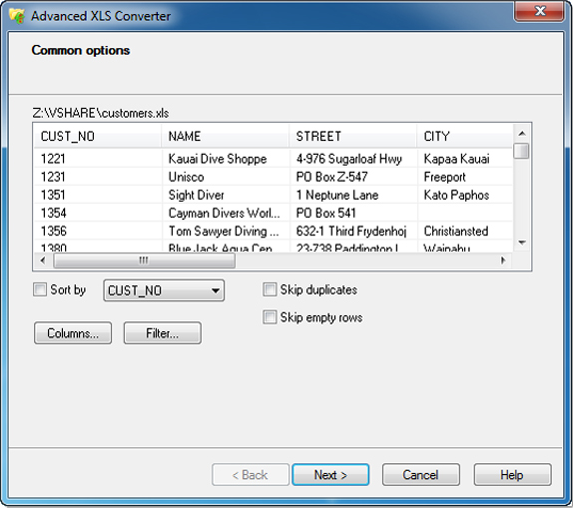 Software Utilities, Database Converters (Personal License) Screenshot