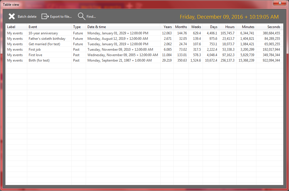 Productivity Software, Time Tracking Software Screenshot