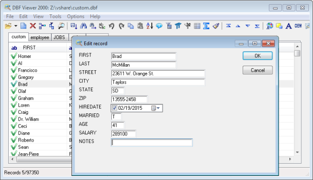 DBF Tools (Bundle) Personal License Screenshot