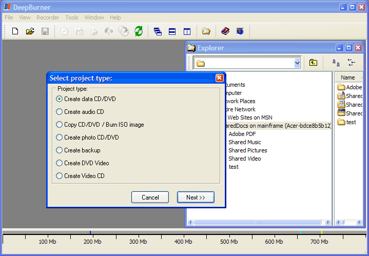 DeepBurner Pro Screenshot