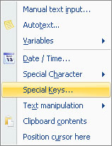 Typing Software, Direct Access Screenshot