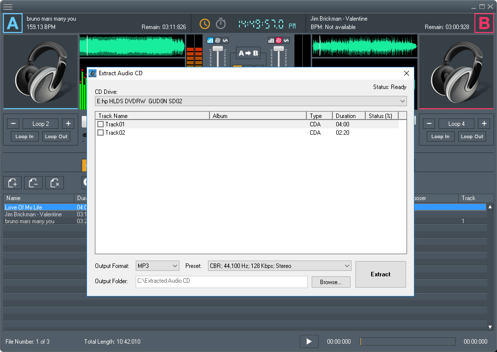 Audio Software, DJ Mix Studio Screenshot