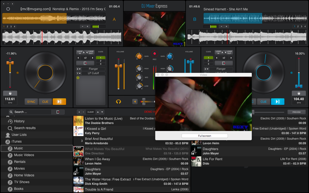 DJ Mixer Express Screenshot