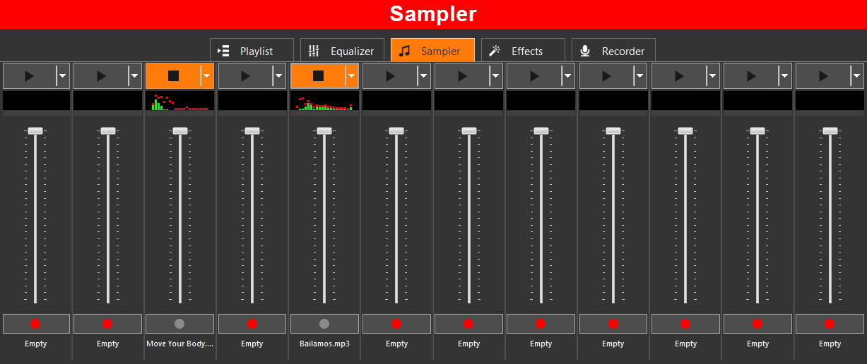 DJ Music Mixer, Music Software Screenshot