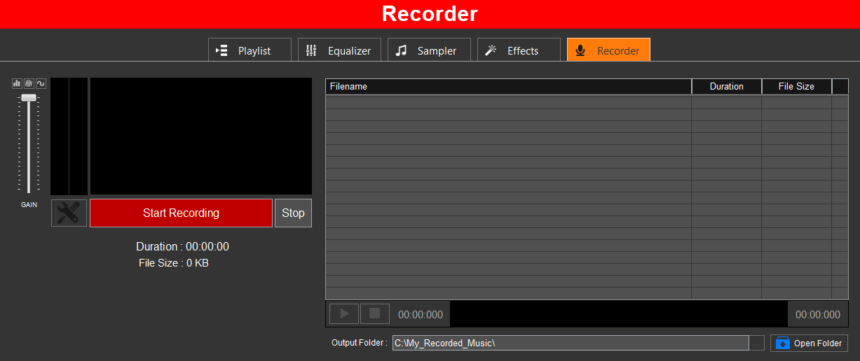 Music Software, DJ Music Mixer Screenshot