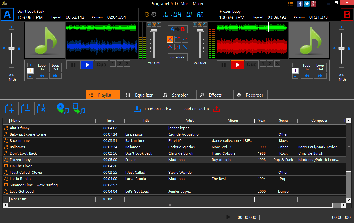 DJ Music Mixer Screenshot