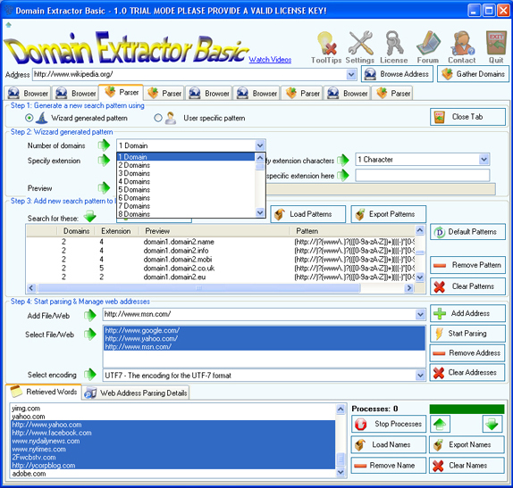 Domain Extractor Basic Screenshot 8