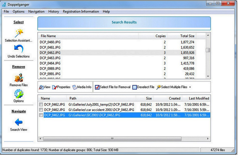 Doppelganger, Software Utilities Screenshot