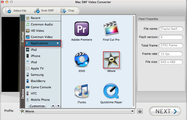 free swf converter mac