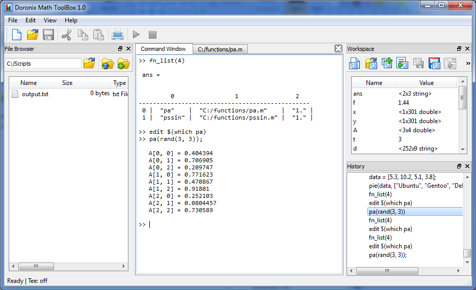 Doronix Math Toolbox, Hobby, Educational & Fun Software, Educational Software Screenshot
