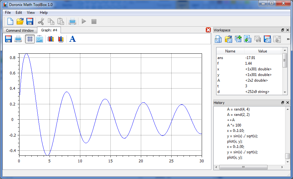 Educational Software, Doronix Math Toolbox Screenshot