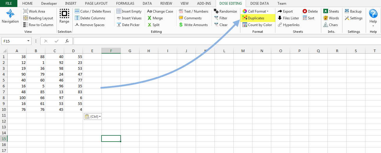 Dose for Excel Add-In Screenshot 13