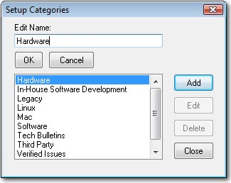 DoyleSoft Knowledge Base, Database Software Screenshot