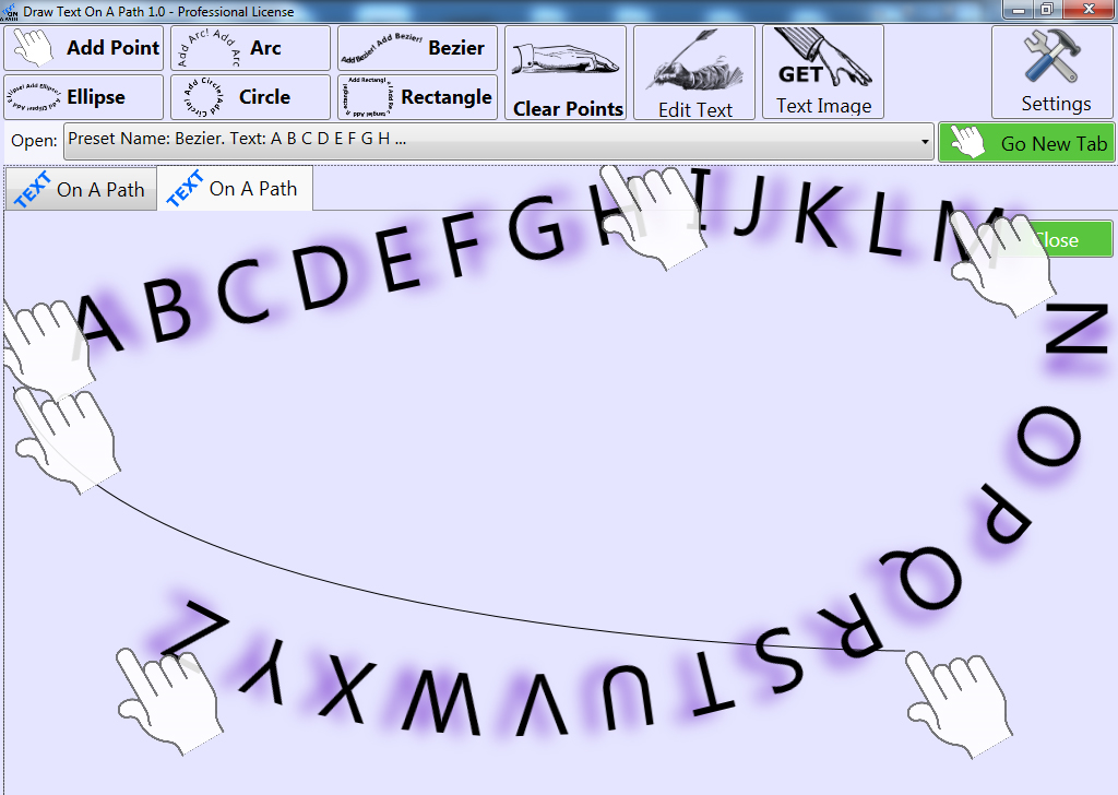 Draw Text On A Path Screenshot 15