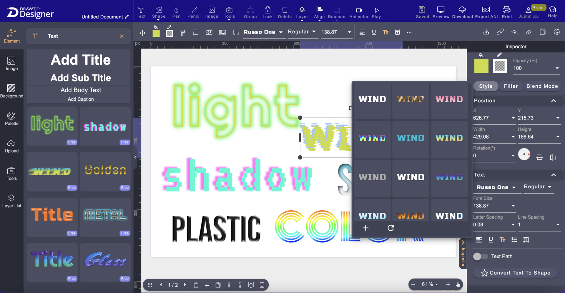 Design, Photo & Graphics Software, Drawtify Logo Maker & Animator Screenshot
