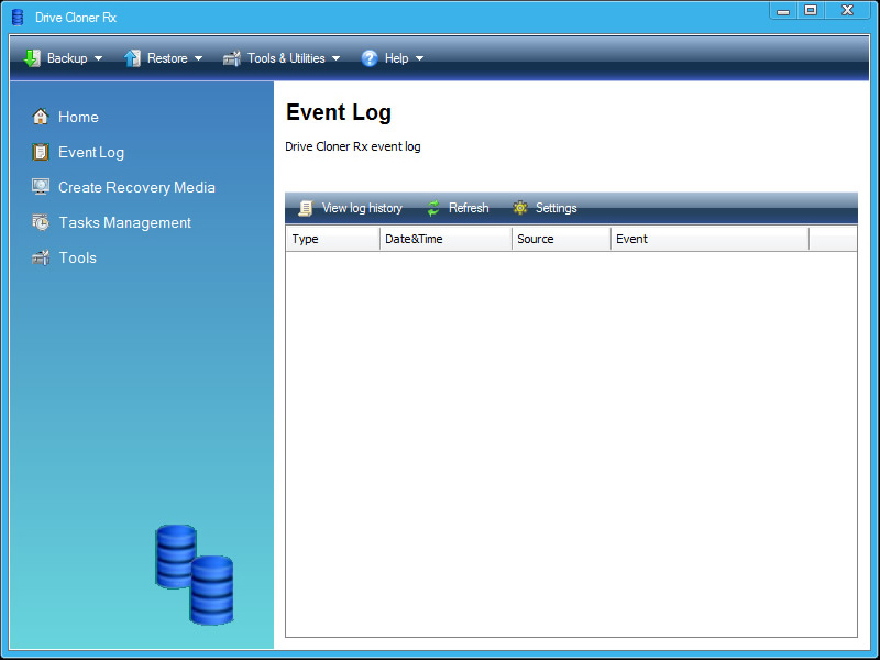 Drive Cloner Rx, Security Software Screenshot