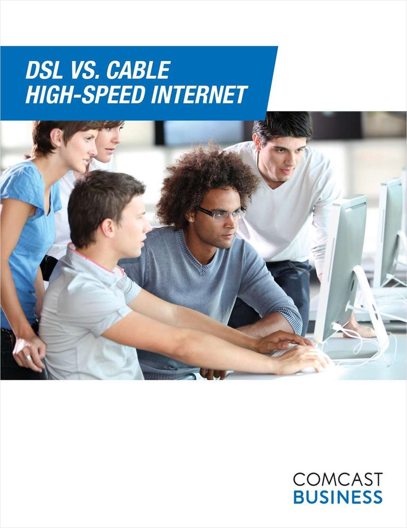 DSL VS. Cable High-speed Internet Screenshot