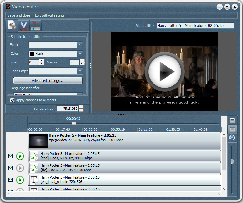 DVD Ripper Software Screenshot