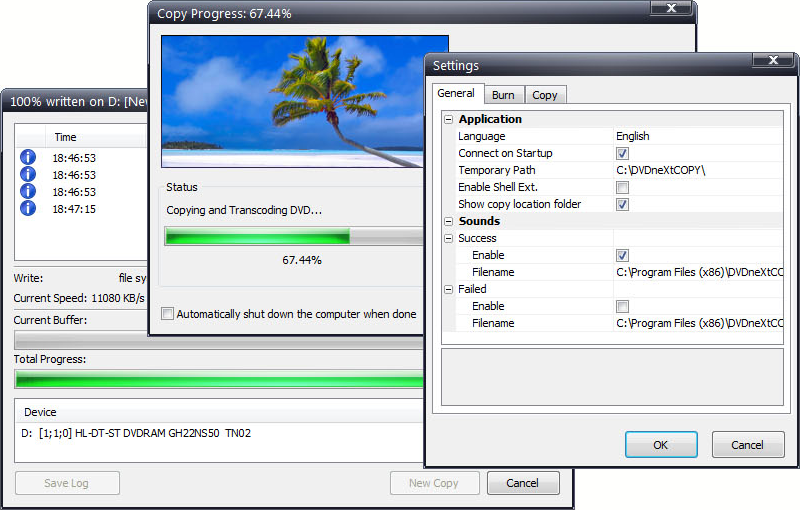 DVD neXt COPY Ultimate, DVD Copy Software Screenshot