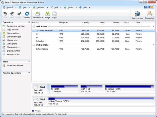 easeus partition master professional edition free