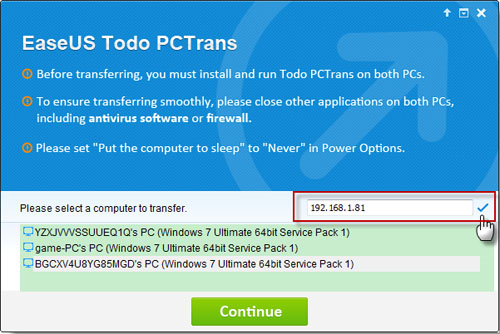 EaseUS Todo PCTrans Pro, Software Utilities Screenshot