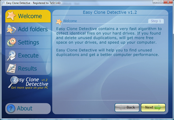 Easy Clone detective Screenshot