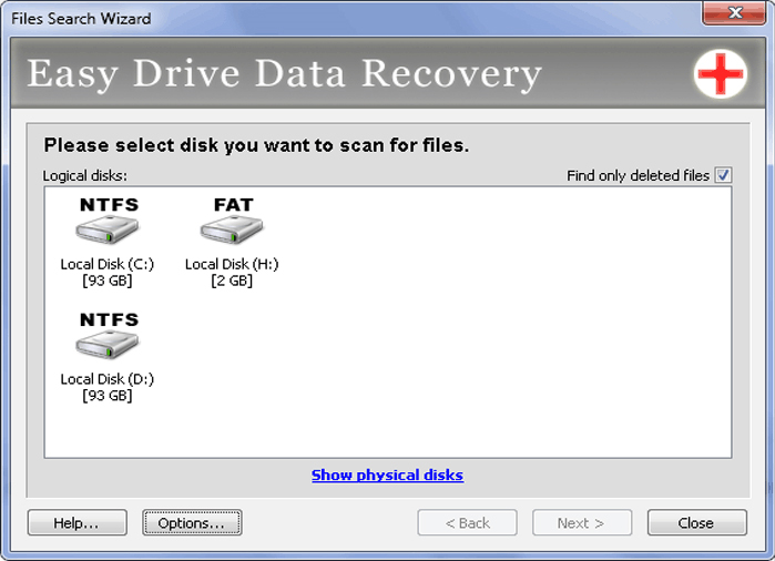 Easy Drive Data Recovery Screenshot