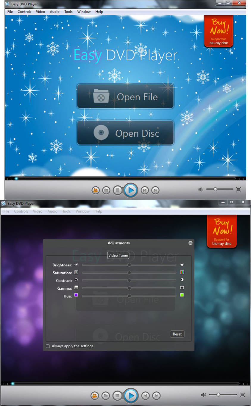 Video Software, Easy DVD Player Screenshot