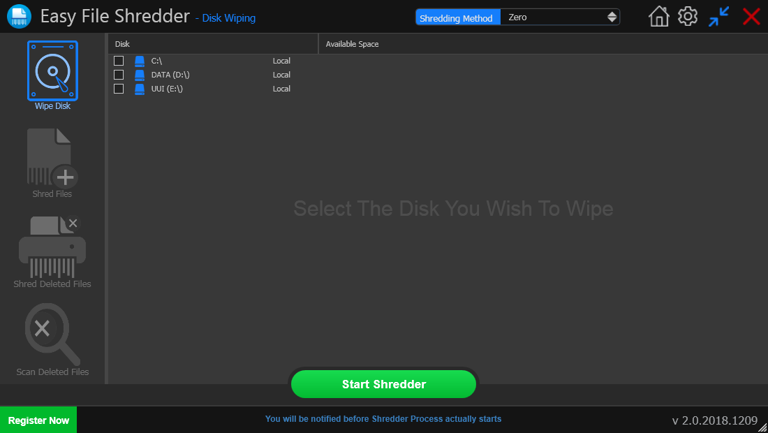 Easy File Shredder, Software Utilities, Other Utilities Software Screenshot