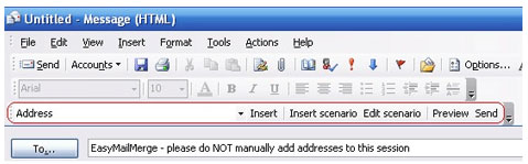 Easy Mail Merge, Bulk Mailer Software Screenshot