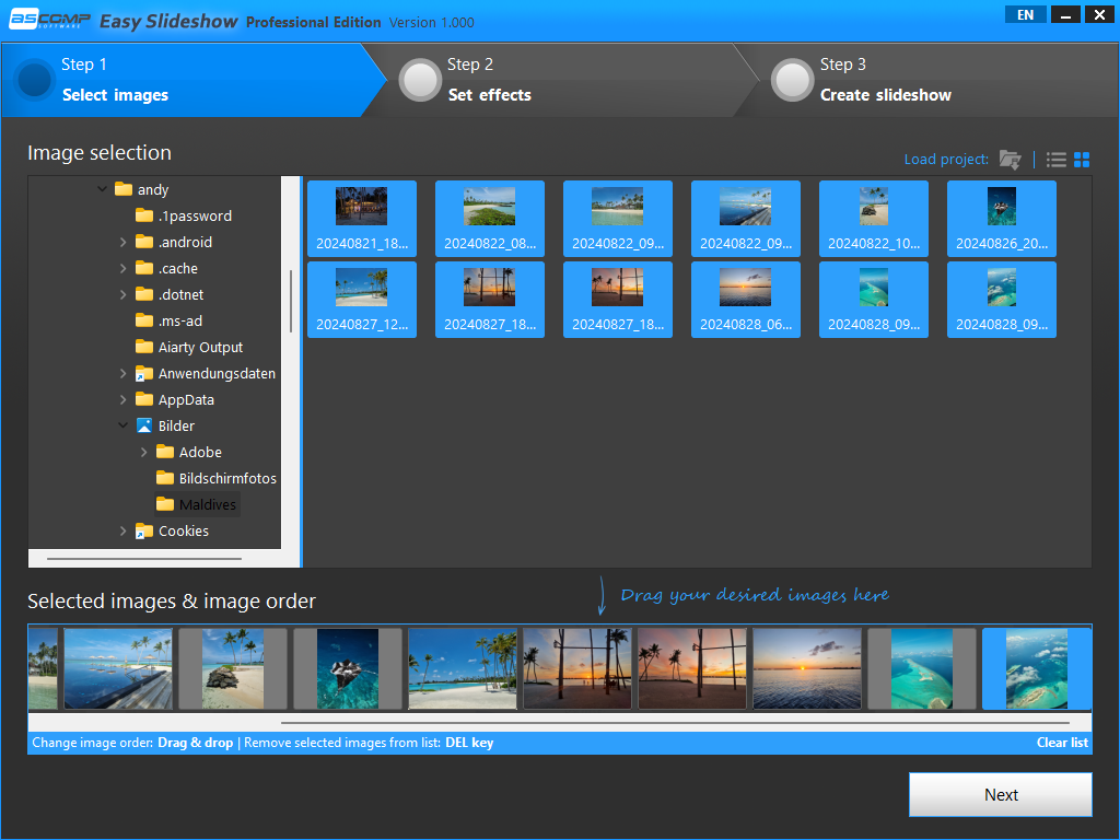 Easy Slideshow Screenshot